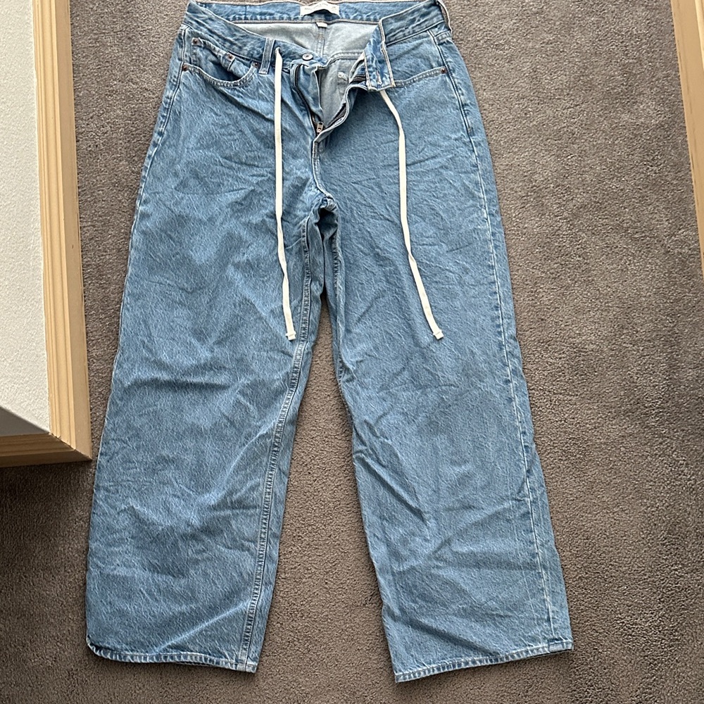 Ultra loose low rise jean curve love